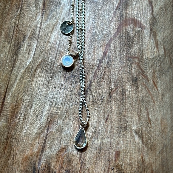 Doubled Layered Necklace + Pendants Western Bohemian Clay Pink - Picture 10 of 15